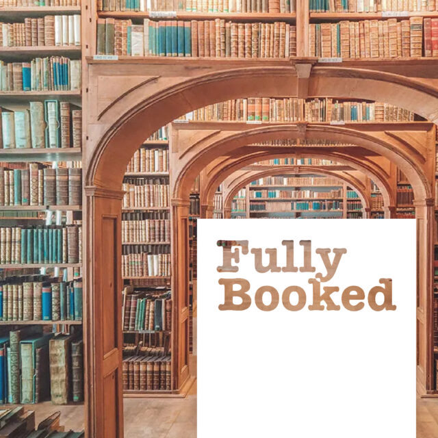 Fully Booked logo in library